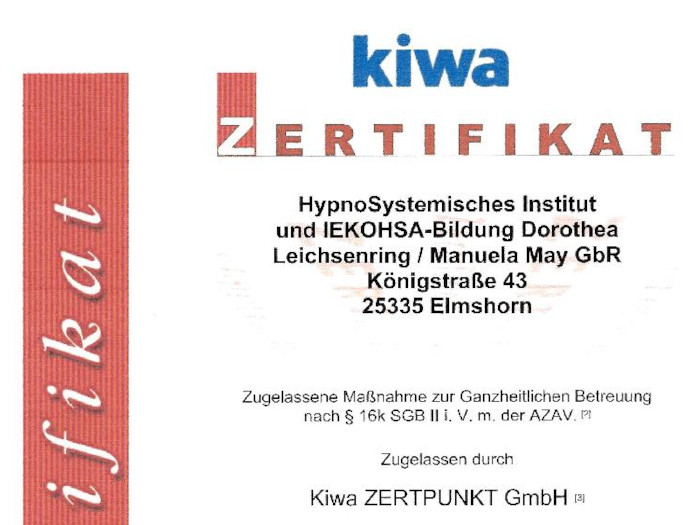 Zertifizierung Meilensteine
